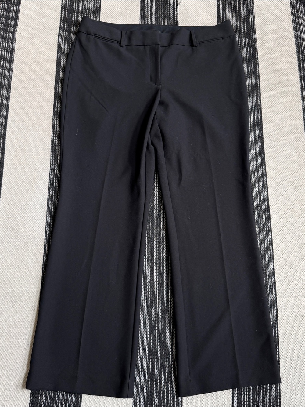 LOFT Women's Julie Trousers Black Pant Size 14
